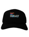 Thank God It's Friday Mixed Drink Adult Dark Baseball Cap Hat-Baseball Cap-TooLoud-Black-One Size-Davson Sales