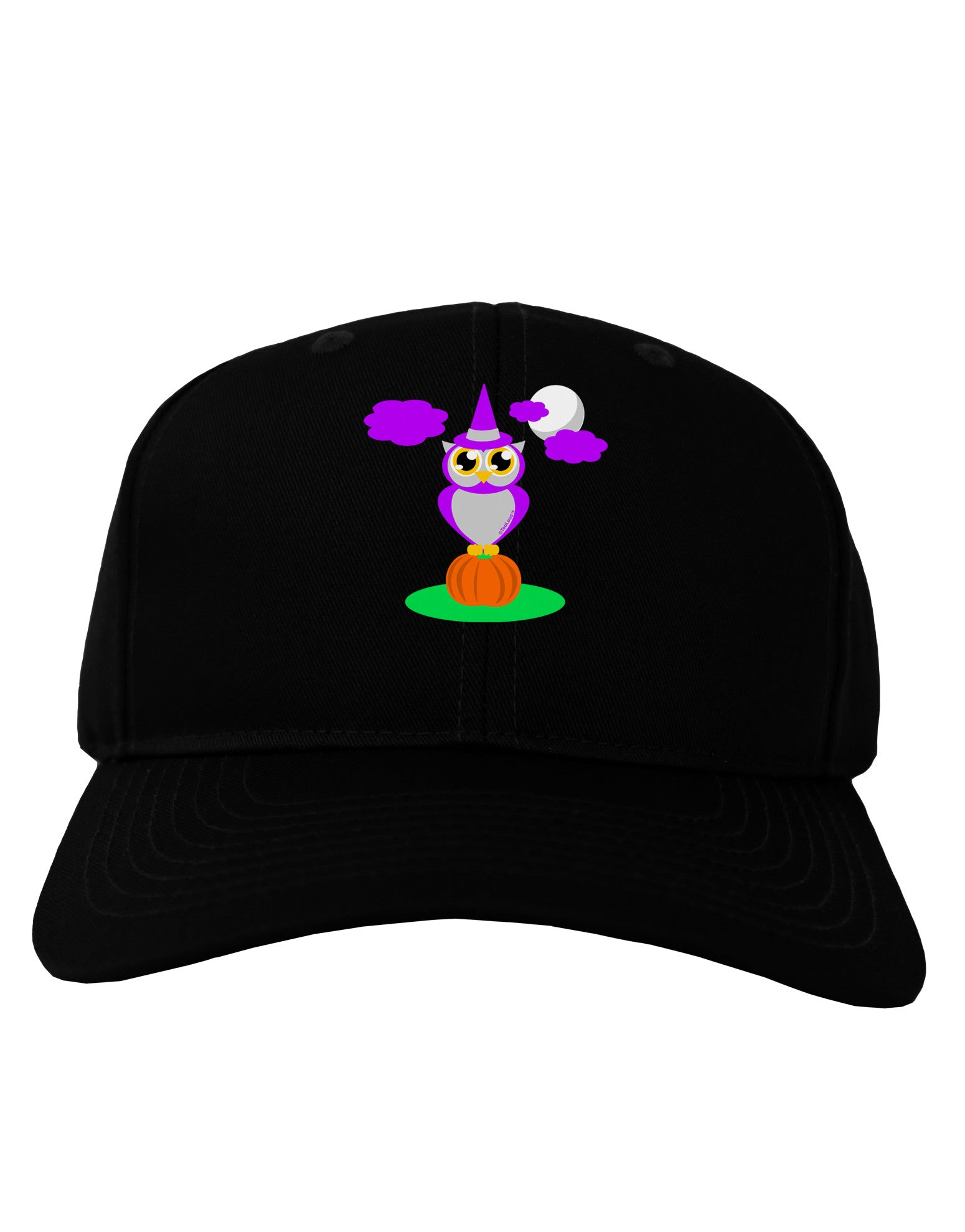Owl Purple Adult Dark Baseball Cap Hat-Baseball Cap-TooLoud-Black-One Size-Davson Sales