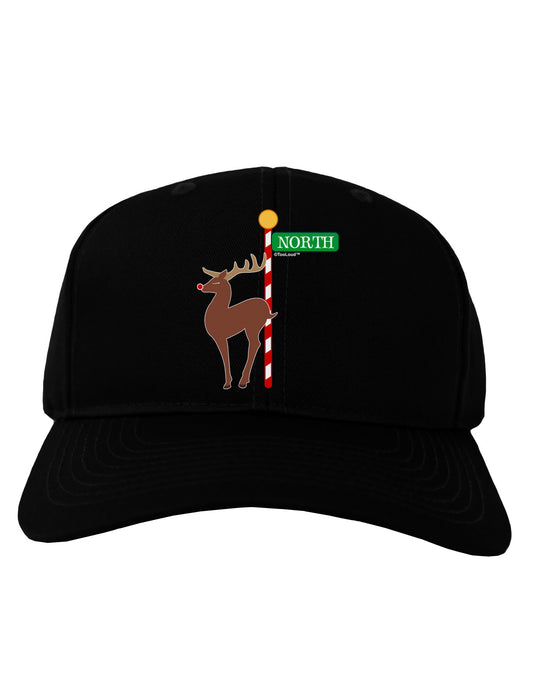 Rudolf Ratchet Reindeer Color Adult Dark Baseball Cap Hat-Baseball Cap-TooLoud-Black-One Size-Davson Sales