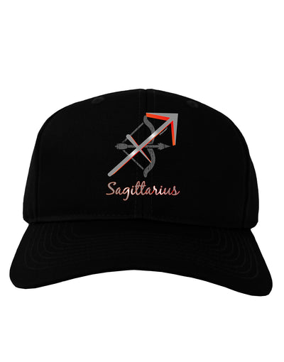 Sagittarius Symbol Adult Dark Baseball Cap Hat-Baseball Cap-TooLoud-Black-One Size-Davson Sales