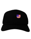 American Flag Faux Pocket Design Adult Dark Baseball Cap Hat by TooLoud-Baseball Cap-TooLoud-Black-One Size-Davson Sales