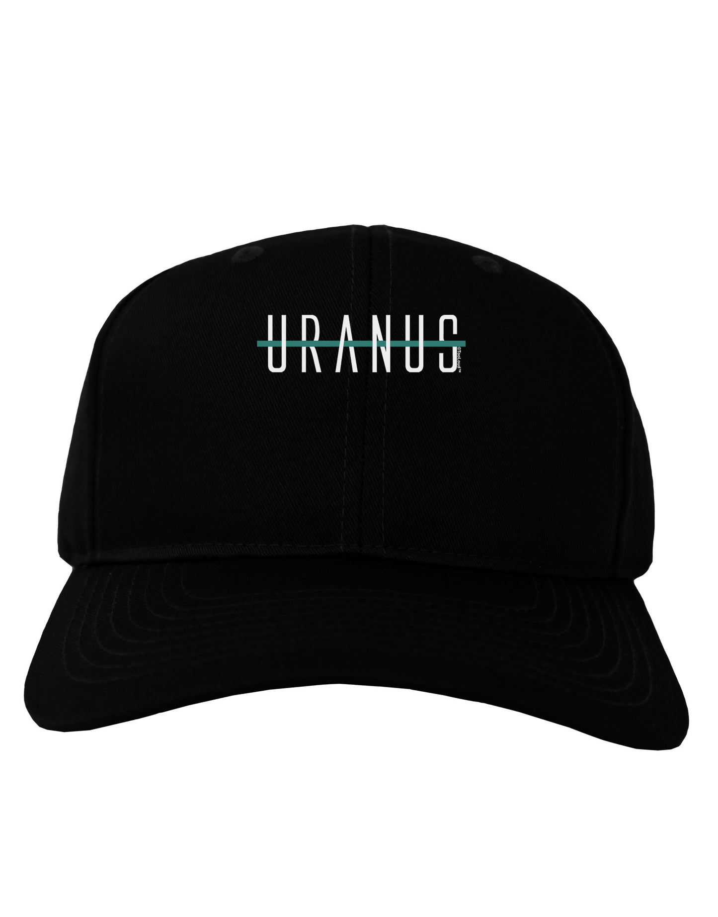 Planet Uranus Text Only Adult Dark Baseball Cap Hat-Baseball Cap-TooLoud-Black-One Size-Davson Sales