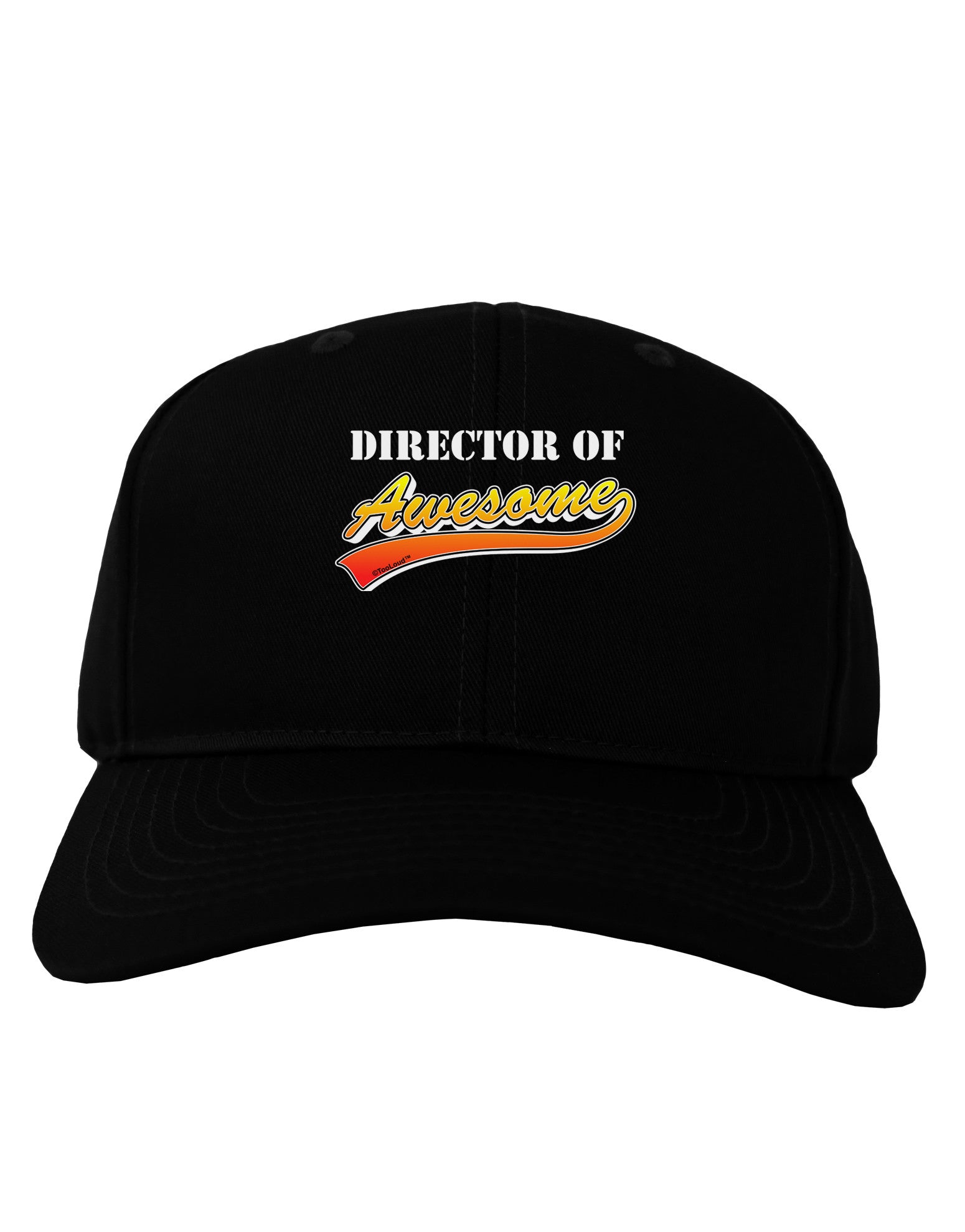 Director Of Awesome Adult Dark Baseball Cap Hat-Baseball Cap-TooLoud-Black-One Size-Davson Sales