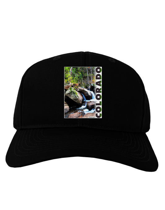 Rockies River with Text Adult Dark Baseball Cap Hat-Baseball Cap-TooLoud-Black-One Size-Davson Sales
