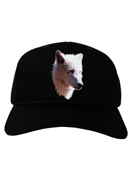 Magnificent White Wolf Head Adult Dark Baseball Cap Hat-Baseball Cap-TooLoud-Black-One Size-Davson Sales