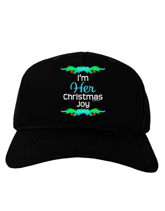 Her Christmas Joy Matching His & Hers Adult Dark Baseball Cap Hat-Baseball Cap-TooLoud-Black-One Size-Davson Sales