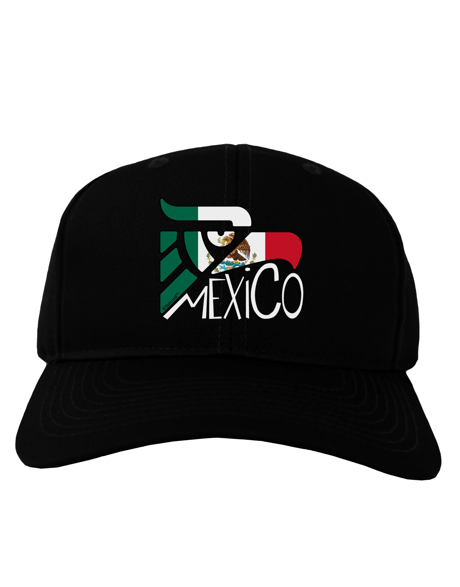 Mexico Eagle Symbol - Mexican Flag - Mexico Adult Dark Baseball Cap Hat by TooLoud-Baseball Cap-TooLoud-Black-One Size-Davson Sales