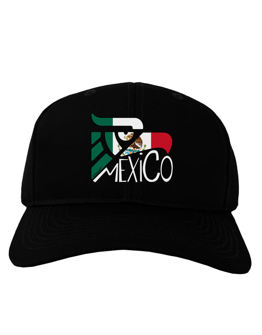 Mexico Eagle Symbol - Mexican Flag - Mexico Adult Dark Baseball Cap Hat by TooLoud-Baseball Cap-TooLoud-Black-One Size-Davson Sales