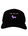 Happy Halloweenie Doxie Dog Halloween Adult Dark Baseball Cap Hat-Baseball Cap-TooLoud-Black-One Size-Davson Sales