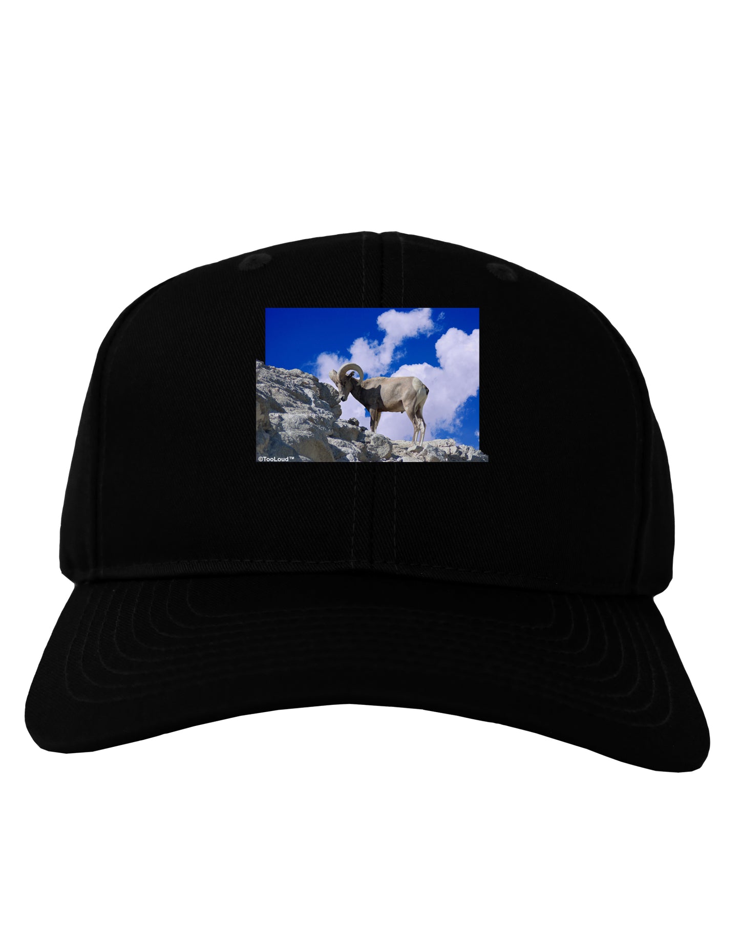 Bighorn Ram Adult Dark Baseball Cap Hat-Baseball Cap-TooLoud-Black-One Size-Davson Sales