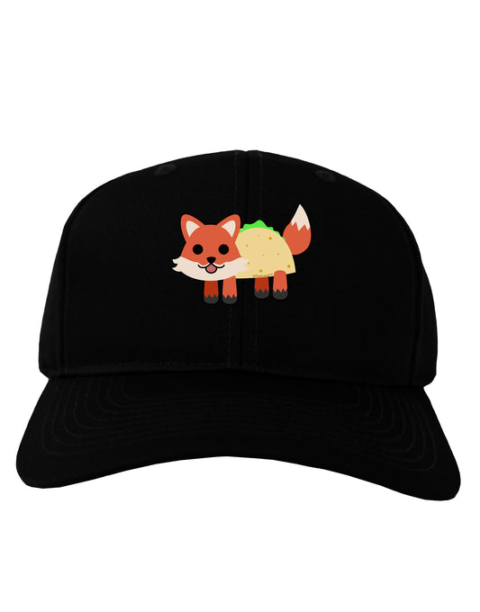 Cute Taco Fox Adult Dark Baseball Cap Hat-Baseball Cap-TooLoud-Black-One Size-Davson Sales