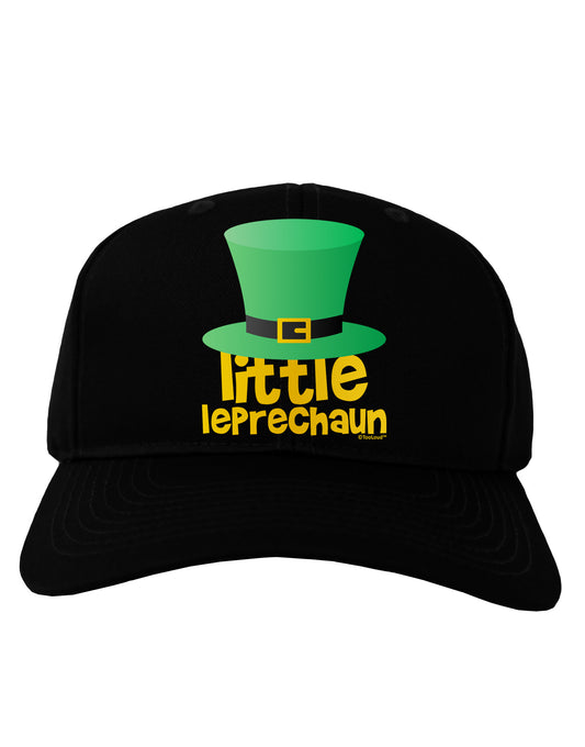 Little Leprechaun - St. Patrick's Day Adult Dark Baseball Cap Hat by TooLoud-Baseball Cap-TooLoud-Black-One Size-Davson Sales