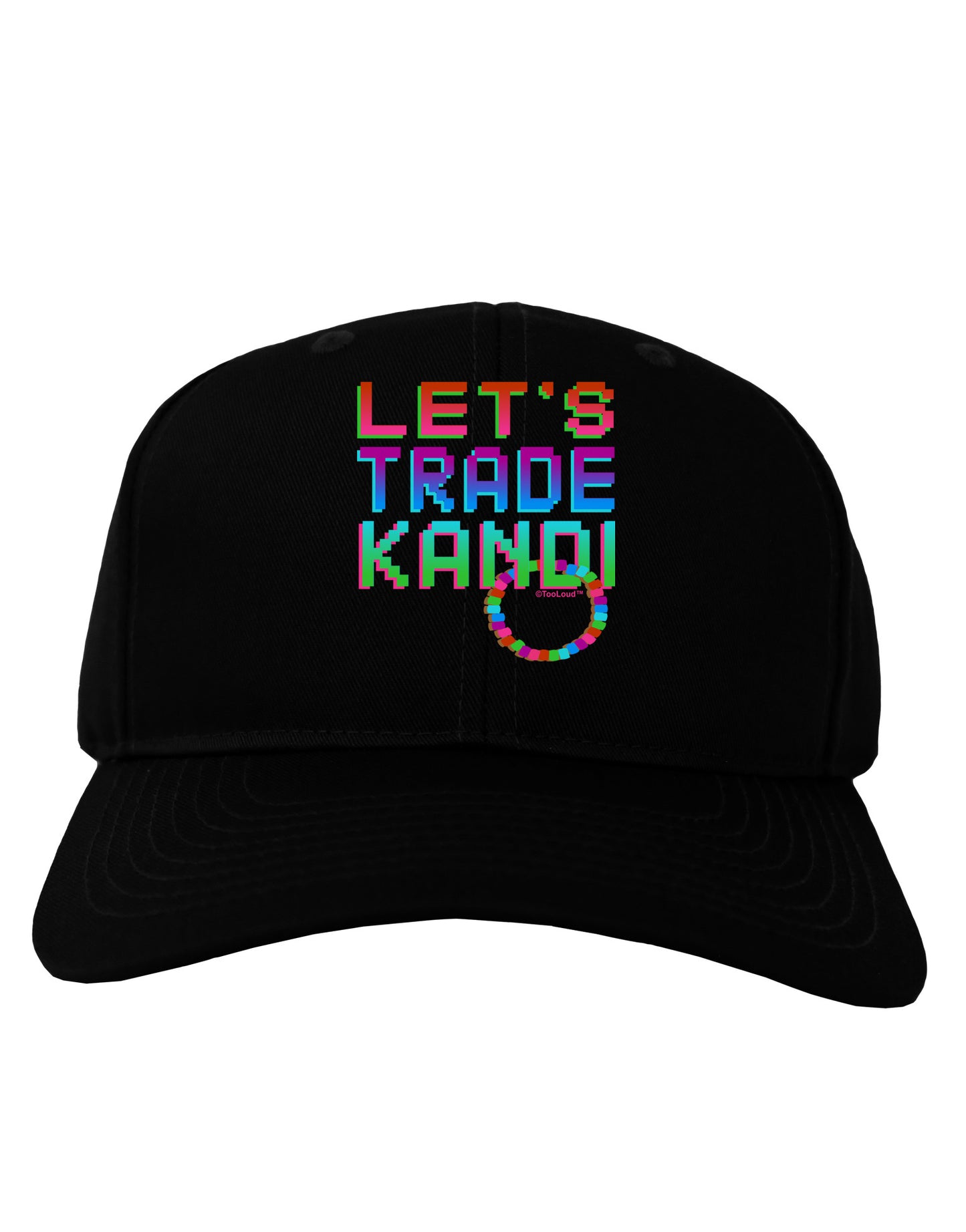 Let's Trade Kandi Adult Dark Baseball Cap Hat-Baseball Cap-TooLoud-Black-One Size-Davson Sales