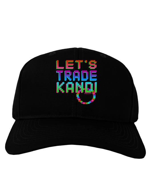 Let's Trade Kandi Adult Dark Baseball Cap Hat-Baseball Cap-TooLoud-Black-One Size-Davson Sales