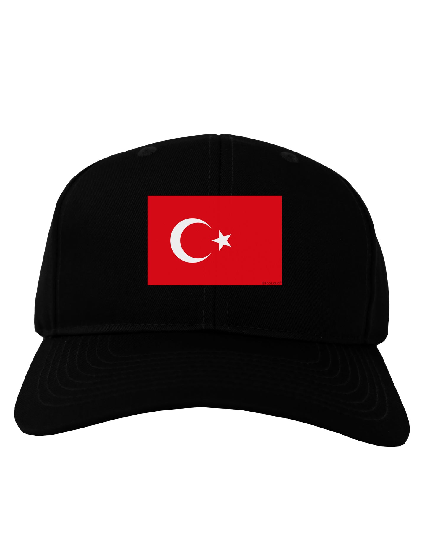 Turkey Flag Adult Dark Baseball Cap Hat by TooLoud-Baseball Cap-TooLoud-Black-One Size-Davson Sales