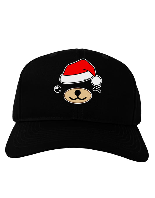 Kyu-T Face Beartholomew Santa Boy Bear Adult Dark Baseball Cap Hat-Baseball Cap-TooLoud-Black-One Size-Davson Sales