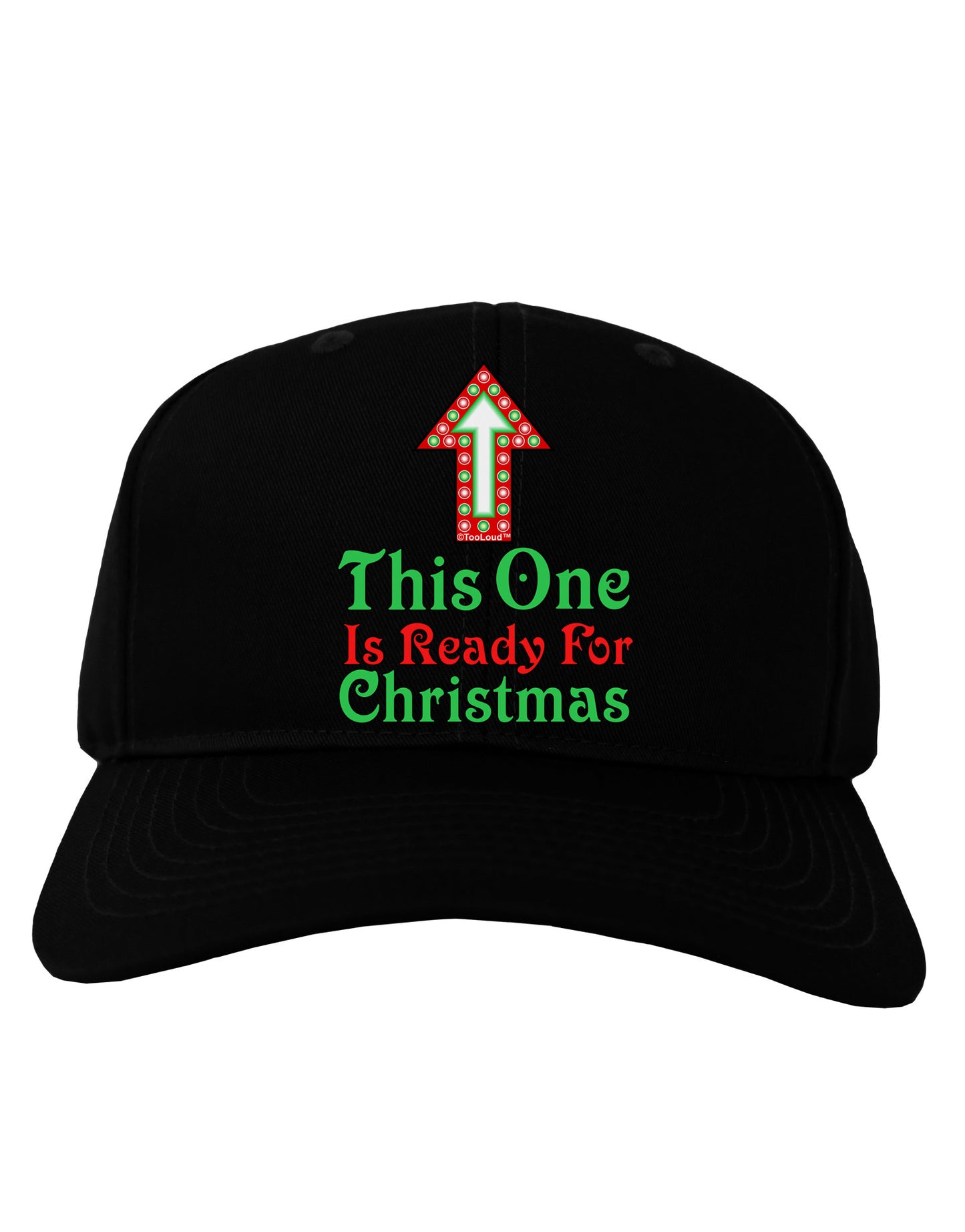 This One Is Ready For Christmas Adult Dark Baseball Cap Hat-Baseball Cap-TooLoud-Black-One Size-Davson Sales