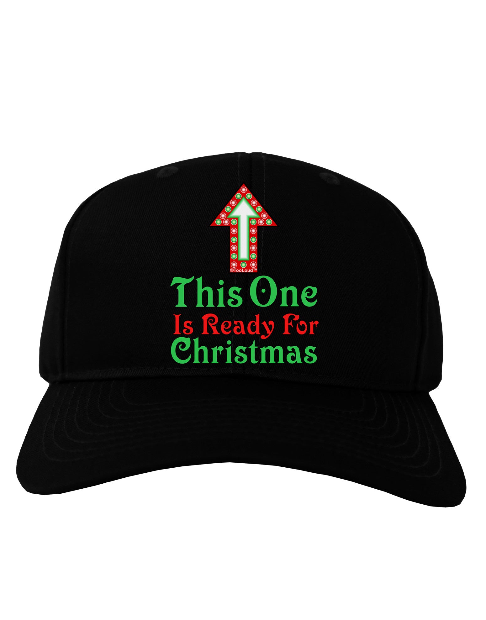 This One Is Ready For Christmas Adult Dark Baseball Cap Hat-Baseball Cap-TooLoud-Black-One Size-Davson Sales