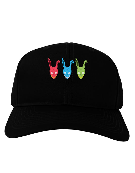 Scary Bunny Tri-color Adult Dark Baseball Cap Hat-Baseball Cap-TooLoud-Black-One Size-Davson Sales