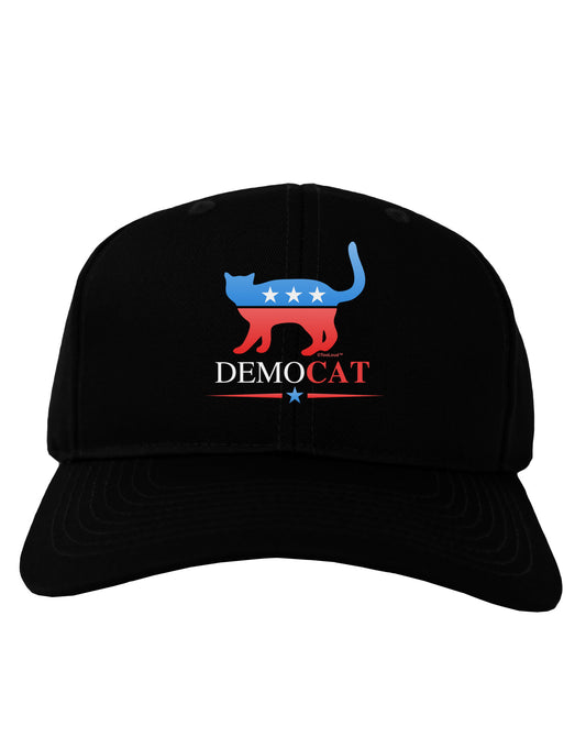 DemoCAT Adult Dark Baseball Cap Hat-Baseball Cap-TooLoud-Black-One Size-Davson Sales