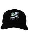 Three Owls and Moon Adult Dark Baseball Cap Hat-Baseball Cap-TooLoud-Black-One Size-Davson Sales