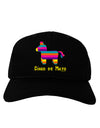 Colorful Pinata Design - Cinco de Mayo Adult Dark Baseball Cap Hat by TooLoud-Baseball Cap-TooLoud-Black-One Size-Davson Sales