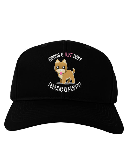 Rescue A Puppy Adult Dark Baseball Cap Hat-Baseball Cap-TooLoud-Black-One Size-Davson Sales