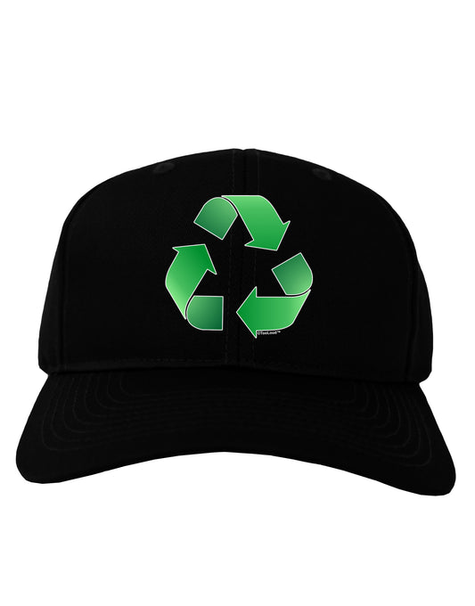 Recycle Green Adult Dark Baseball Cap Hat by TooLoud-Baseball Cap-TooLoud-Black-One Size-Davson Sales