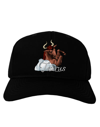 Taurus Color Illustration Adult Dark Baseball Cap Hat-Baseball Cap-TooLoud-Black-One Size-Davson Sales