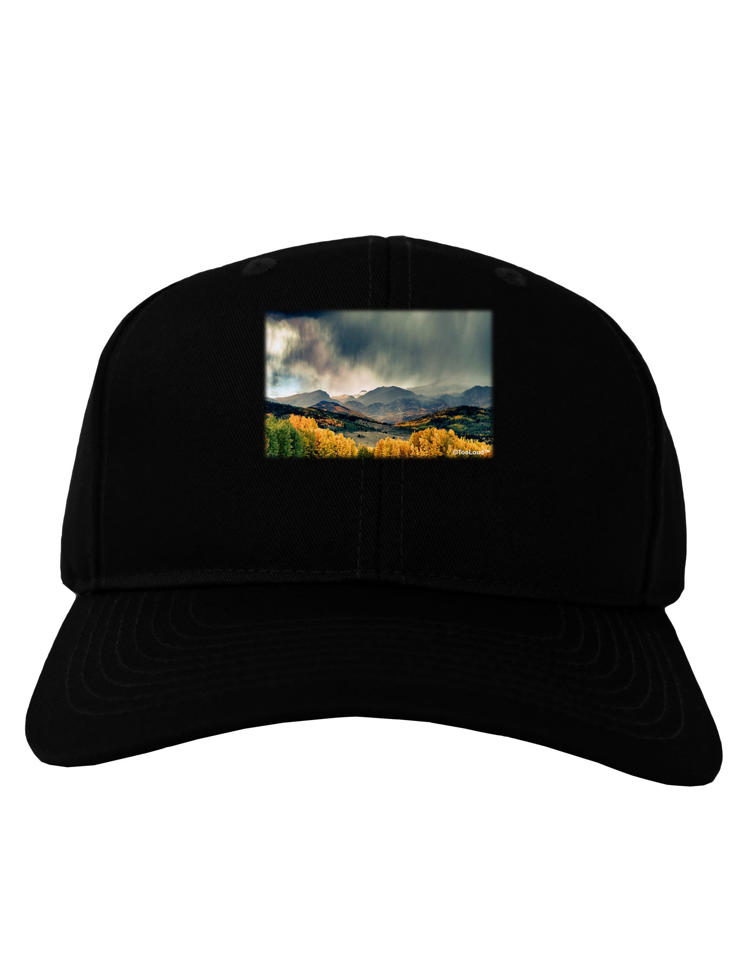 Colorado Mountain Scene Photo Adult Dark Baseball Cap Hat-Baseball Cap-TooLoud-Black-One Size-Davson Sales