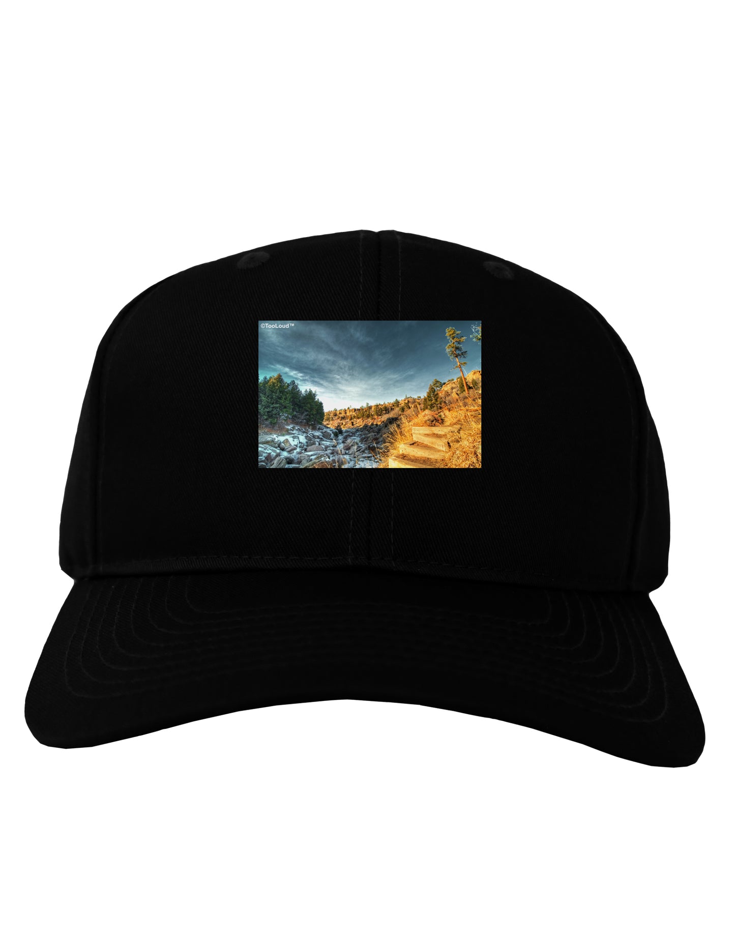 Castlewood Canyon Adult Dark Baseball Cap Hat-Baseball Cap-TooLoud-Black-One Size-Davson Sales