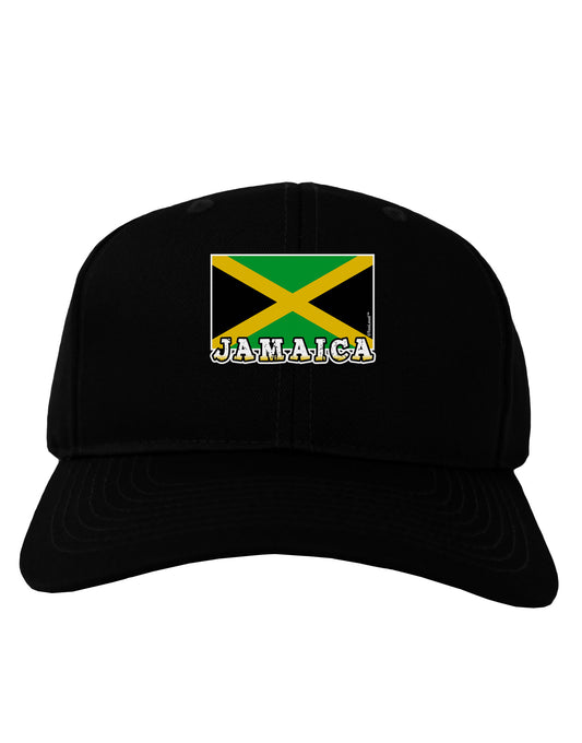 Jamaica Flag Dark Adult Dark Baseball Cap Hat-Baseball Cap-TooLoud-Black-One Size-Davson Sales