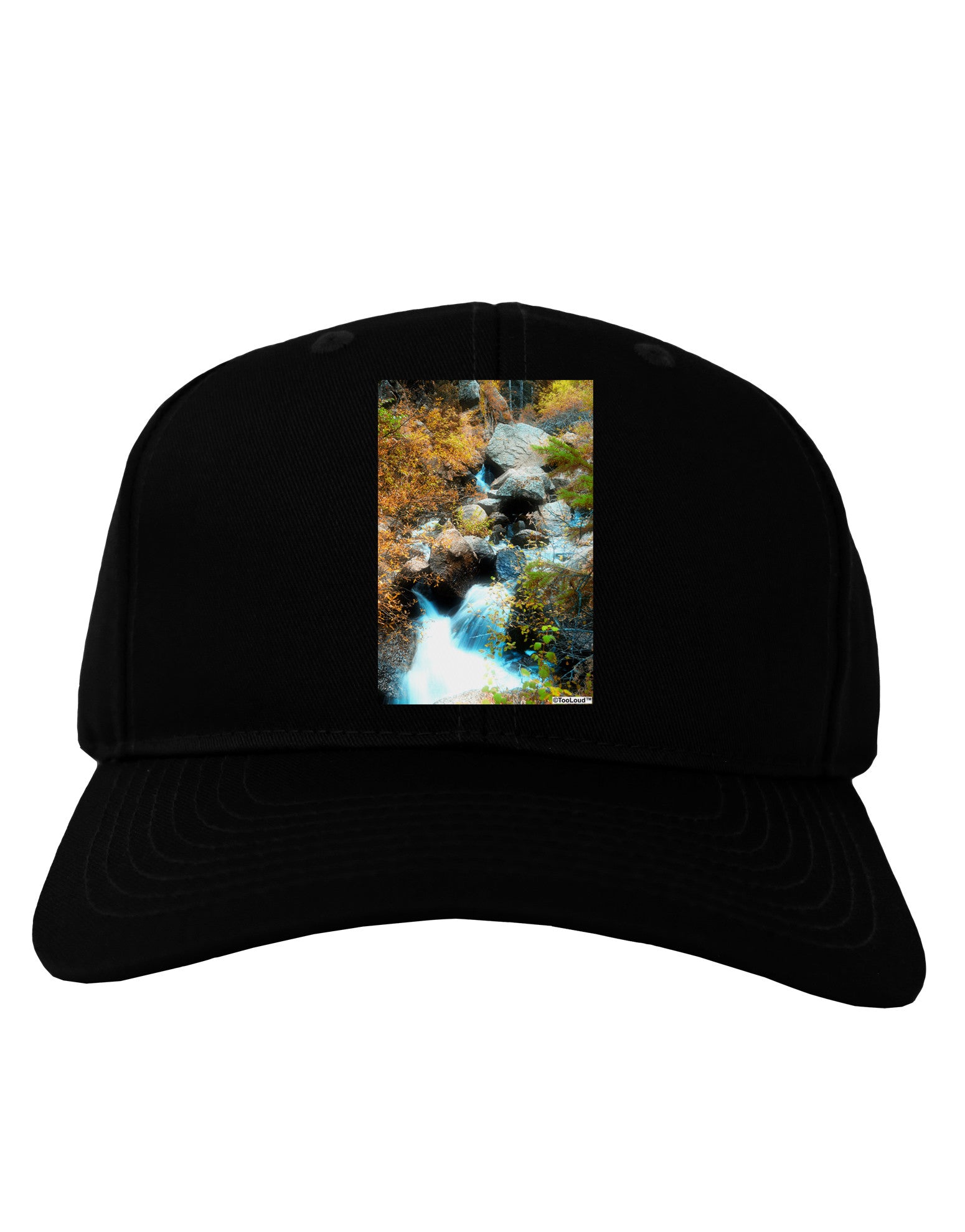 Rockies Waterfall Adult Dark Baseball Cap Hat-Baseball Cap-TooLoud-Black-One Size-Davson Sales
