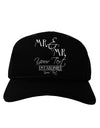 Personalized Mr and Mr -Name- Established -Date- Design Adult Dark Baseball Cap Hat-Baseball Cap-TooLoud-Black-One Size-Davson Sales