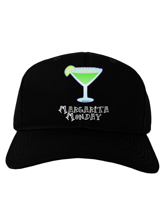 Margarita Monday Design - Pop Culture Adult Dark Baseball Cap Hat by TooLoud-Baseball Cap-TooLoud-Black-One Size-Davson Sales