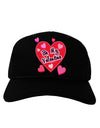 Be My Valentine Romantic Hearts Adult Dark Baseball Cap Hat-Baseball Cap-TooLoud-Black-One Size-Davson Sales