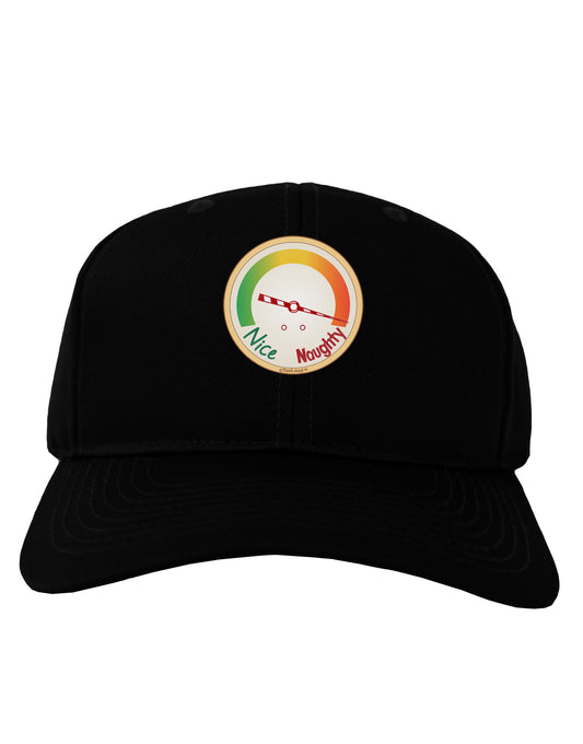 Naughty or Nice Meter Naughty Adult Dark Baseball Cap Hat-Baseball Cap-TooLoud-Black-One Size-Davson Sales