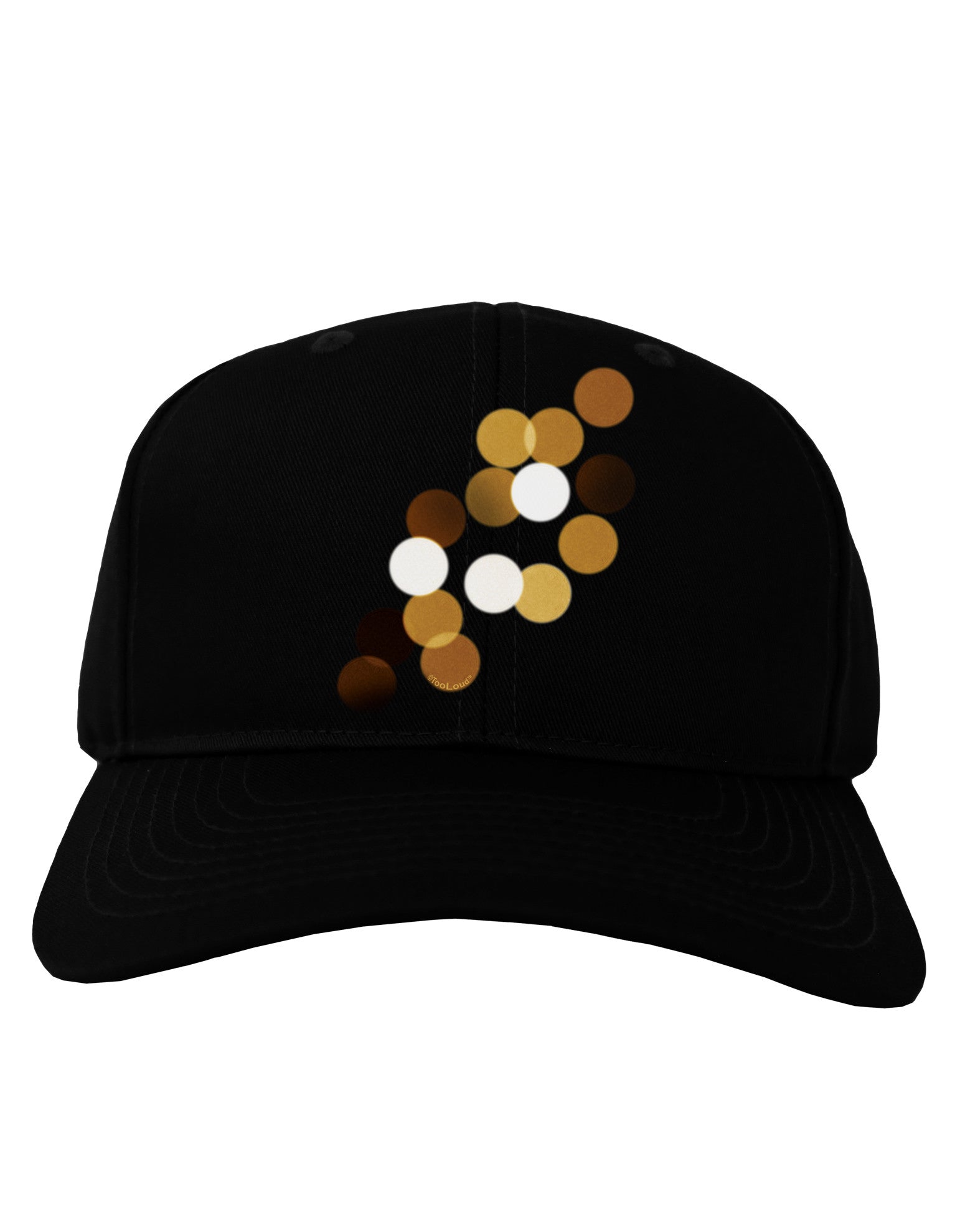 Inverted Bokeh Adult Dark Baseball Cap Hat by-Baseball Cap-TooLoud-Black-One Size-Davson Sales