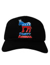 Democrat Party Animal Adult Dark Baseball Cap Hat-Baseball Cap-TooLoud-Black-One Size-Davson Sales