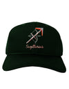 Sagittarius Symbol Adult Dark Baseball Cap Hat-Baseball Cap-TooLoud-Hunter-Green-One Size-Davson Sales