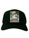 Diplodocus Longus - With Name Adult Dark Baseball Cap Hat-Baseball Cap-TooLoud-Hunter-Green-One Size-Davson Sales