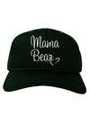 Mama Bear with Heart - Mom Design Adult Dark Baseball Cap Hat-Baseball Cap-TooLoud-Hunter-Green-One Size-Davson Sales