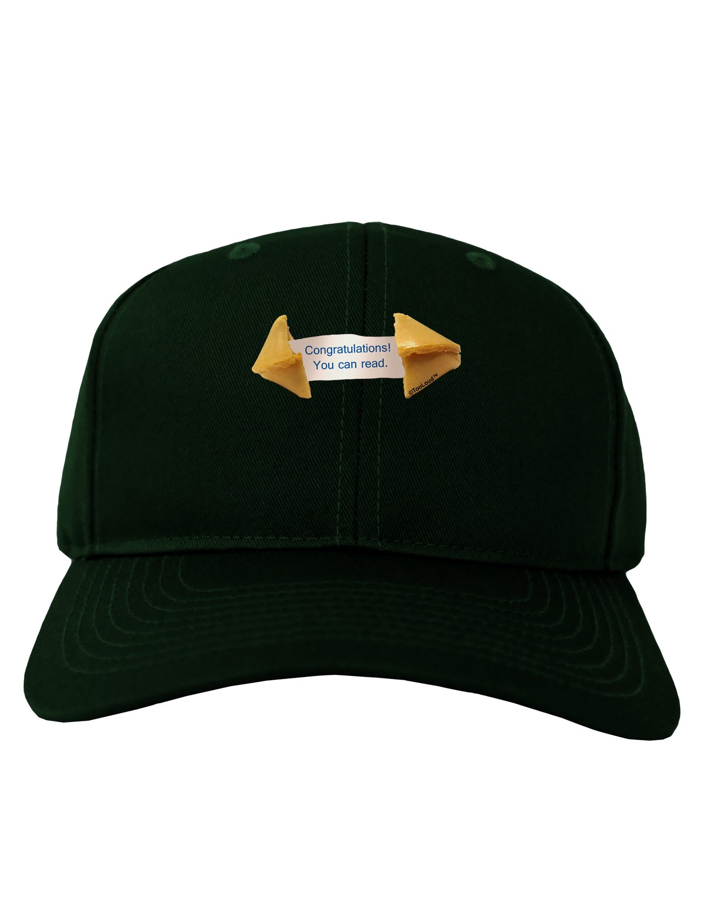 Sarcastic Fortune Cookie Adult Dark Baseball Cap Hat-Baseball Cap-TooLoud-Hunter-Green-One Size-Davson Sales
