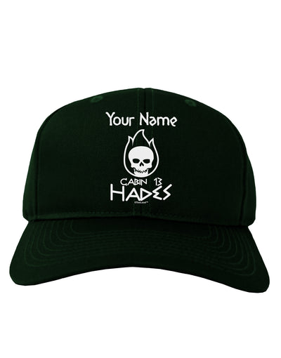 Personalized Cabin 13 Hades Adult Dark Baseball Cap Hat-Baseball Cap-TooLoud-Hunter-Green-One Size-Davson Sales