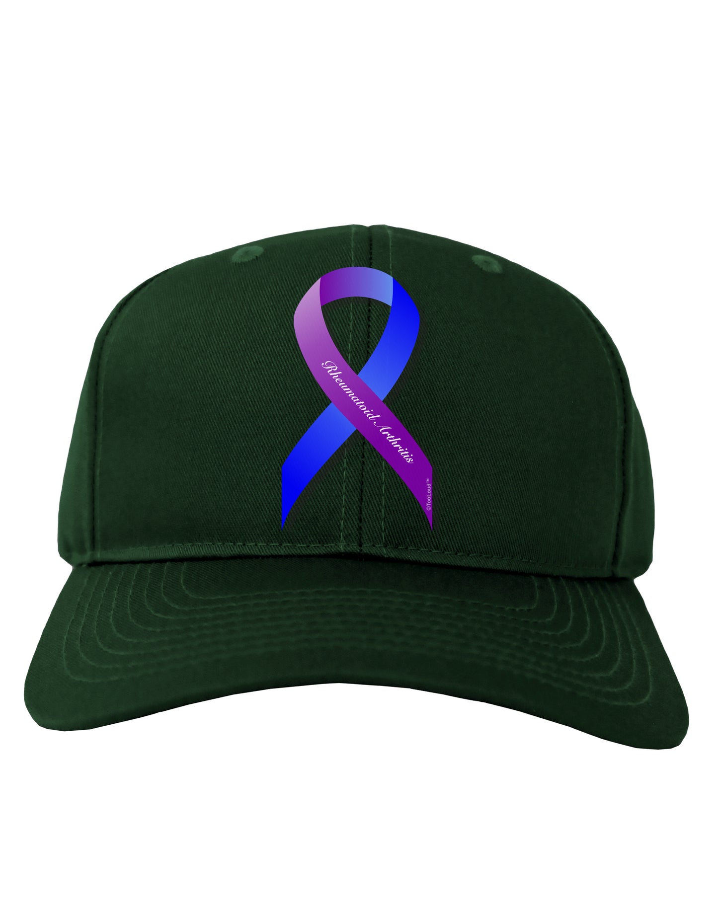 TooLoud Rheumatoid Arthritis Dark Adult Dark Baseball Cap Hat-Baseball Cap-TooLoud-Hunter-Green-One-Size-Fits-Most-Davson Sales