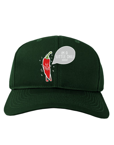 I'm a Little Chilli Adult Baseball Cap Hat-Baseball Cap-TooLoud-Hunter-Green-One-Size-Fits-Most-Davson Sales