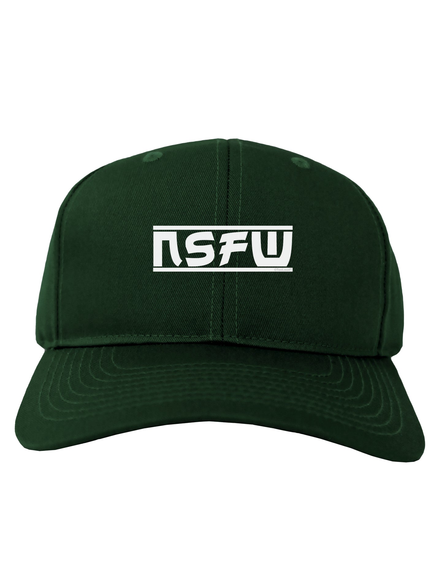 NSFW Not Safe For Work Adult Dark Baseball Cap Hat by TooLoud-Baseball Cap-TooLoud-Hunter-Green-One Size-Davson Sales