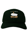 Sleep When Dead Coffin Adult Dark Baseball Cap Hat-Baseball Cap-TooLoud-Hunter-Green-One Size-Davson Sales