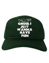 Ghouls Just Wanna Have Fun Adult Baseball Cap Hat-Baseball Cap-TooLoud-Hunter-Green-One-Size-Fits-Most-Davson Sales