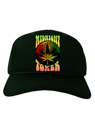 Midnight Toker Marijuana Adult Dark Baseball Cap Hat-Baseball Cap-TooLoud-Hunter-Green-One Size-Davson Sales